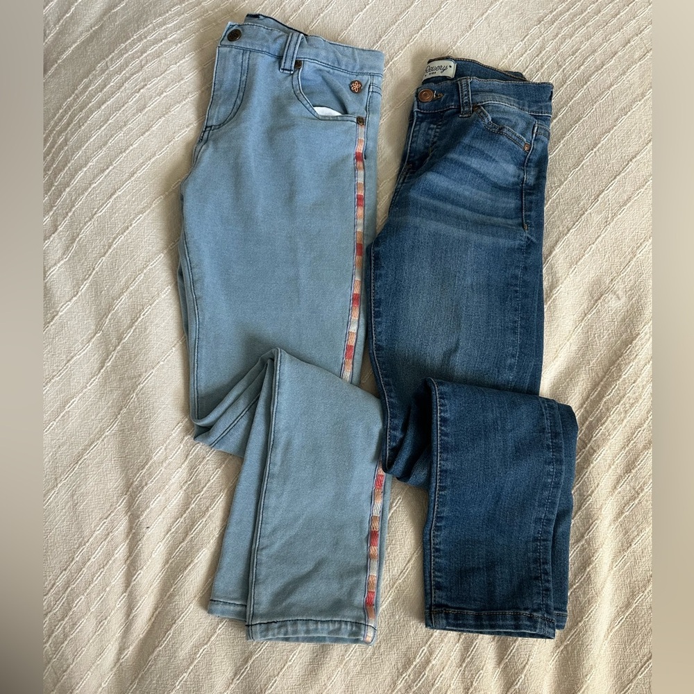 Matilda Jane light wash and Revery medium wash sz 10